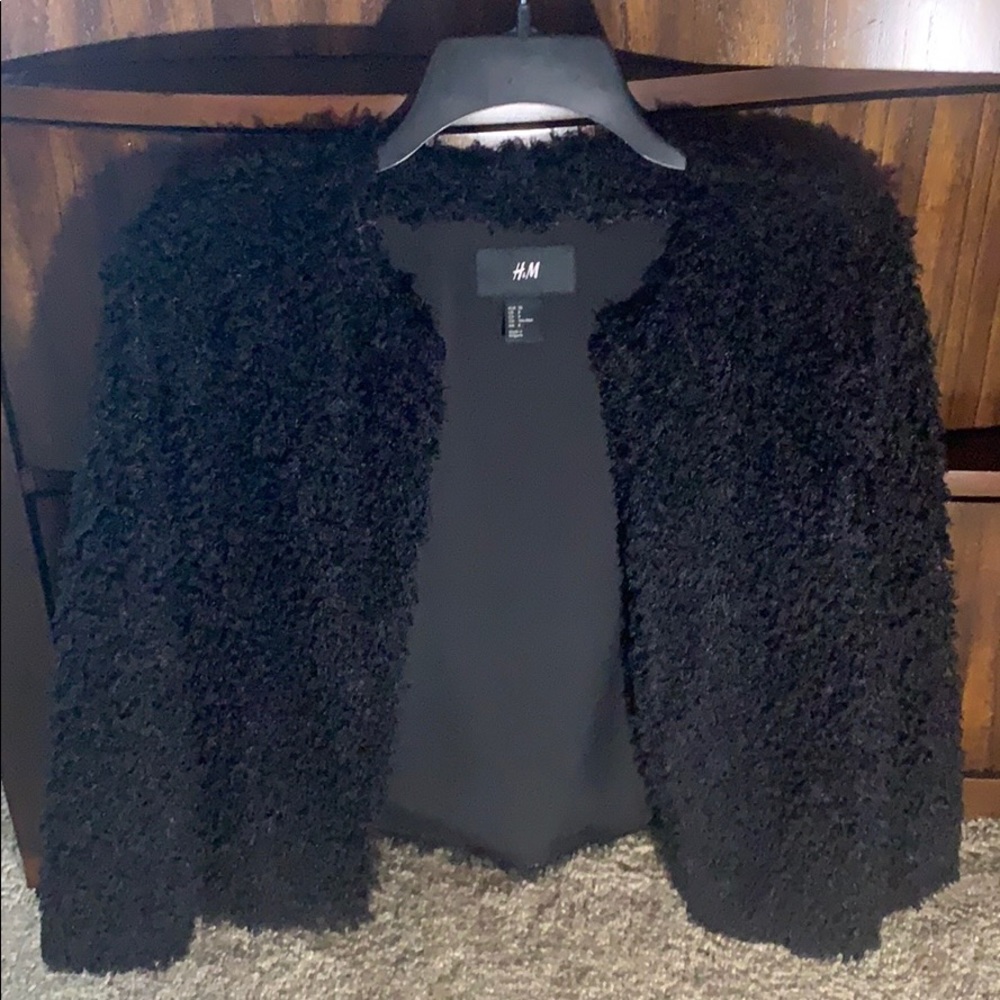Black Fuzzy Jacket